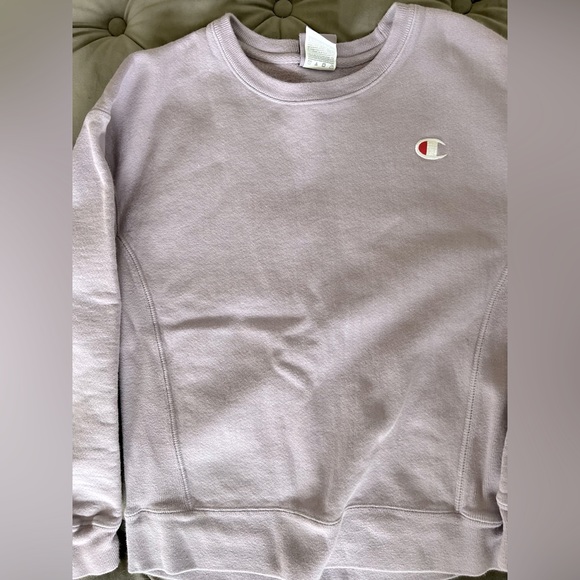 Champion Lavender Crewneck Sweatshirt - Picture 4 of 7